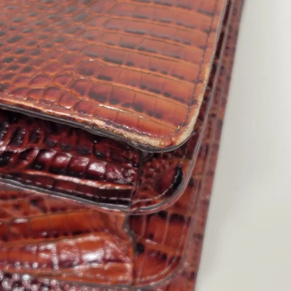 Brahmin Gabriella Rose Gold Provense Satchel Purse. - Picture 11 of 16